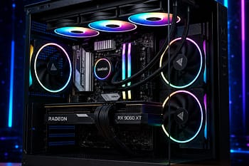 PC Gaming RX 9060 XT Ryzen 5 9600X 16GB DDR5 SSD 1TB BROSS VELOX