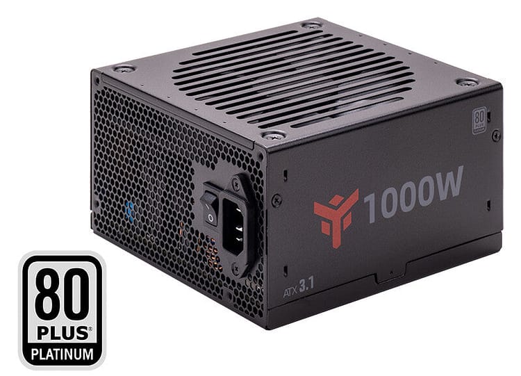 Alimentatore PBI1000 – 1000W- 80Plus Platinum- ATX 3.1- Ventola FDB 14cm- Cond Giapponesi- Modulare