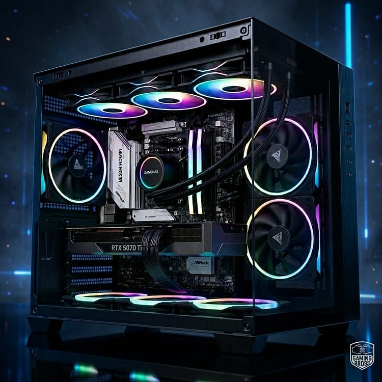 BROSS TITAN | Ryzen 7 9800X3D – 32GB – RTX 5070 Ti 16GB – 1TB SSD