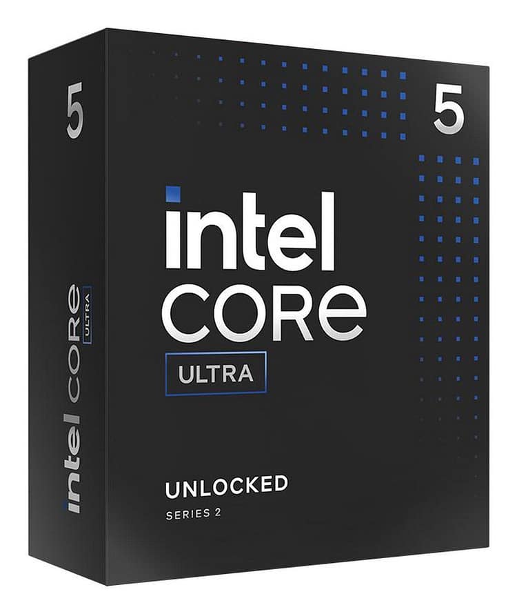 CPU INTEL Desktop Core Ultra 5 225 – 3.3GHz- 20M- LGA 1851- Arrow Lake